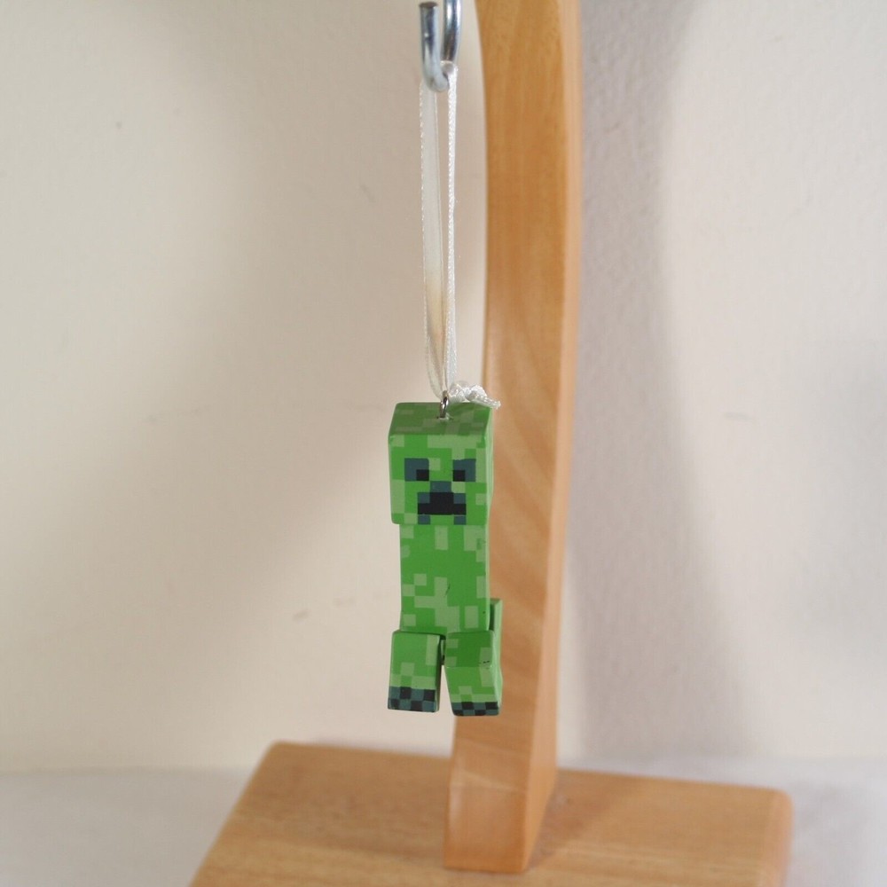 Mojang Minecraft Creeper Ornament 2020 Christmas Green Mob 3D Hanging